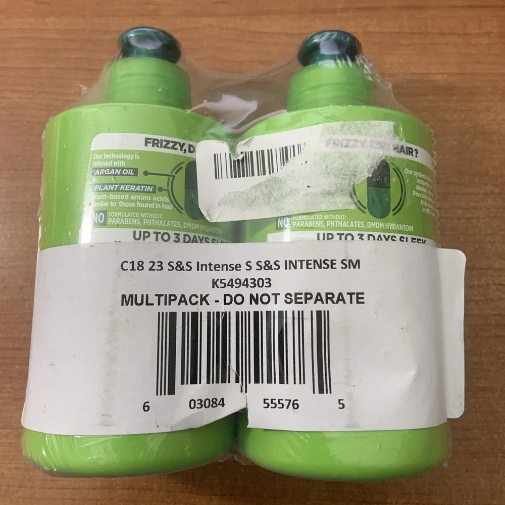 Garnier Fructis Sleek & Shine Leave-in Hair Conditioner, 10.2 fl oz (2 Pack) US
